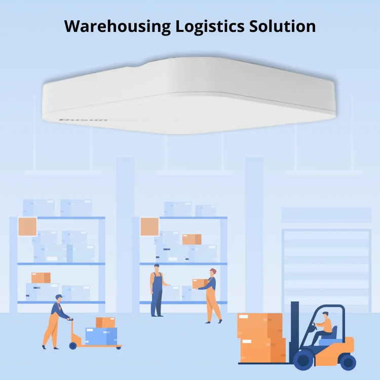 Dusun Ble Location Indoor Tracking Solution Bluetooth Aoa Gateway With Beacon