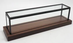 High quality standing copper glass terrarium black for indoor plant