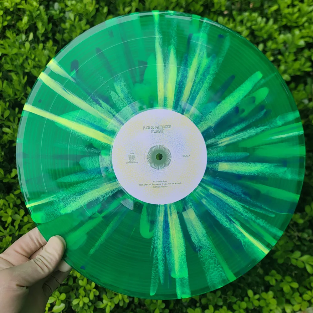 Free Sample Word Class Multiple Color Weight Options Green Splatter Lp Vinyl Record Pressing