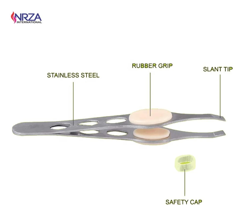 OEM Logo Stainless Steel Tweezers for Personal Use Manicure & Eyebrows Hair Removal Beauty & Personal Care Product