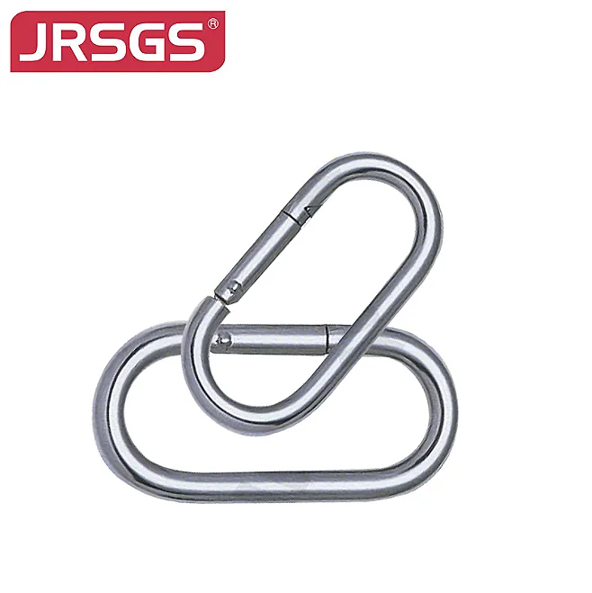 JRSGS нержавеющая сталь 304/316 сталь Электрический оцинкованный длинный прямой карабин