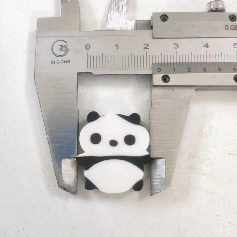 Creative and cute  2D  panda shaped  TPR environmental eraser customization