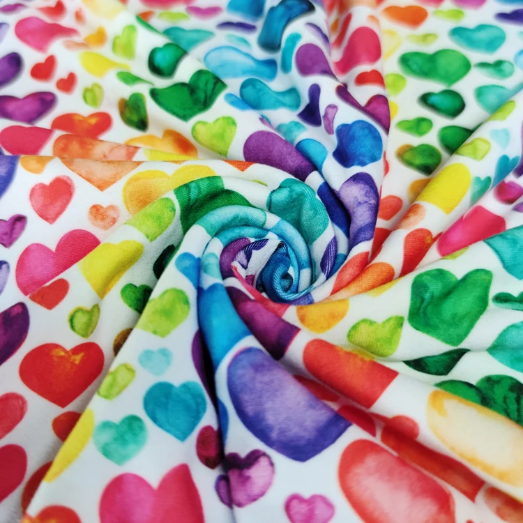 Зимняя одежда Джерси спандекс ткань 170 г/м2 ДБП ткань dty цифровая печать