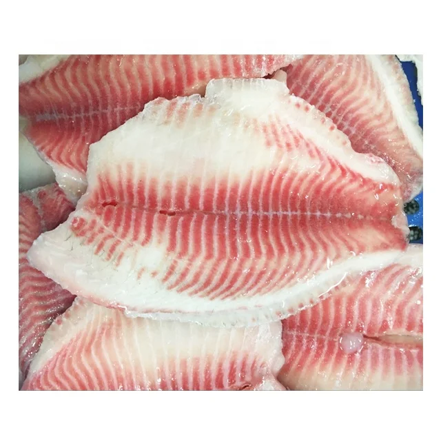 High Quality IQF IVP Packing Frozen Boneless Fish Tilapia Fillets