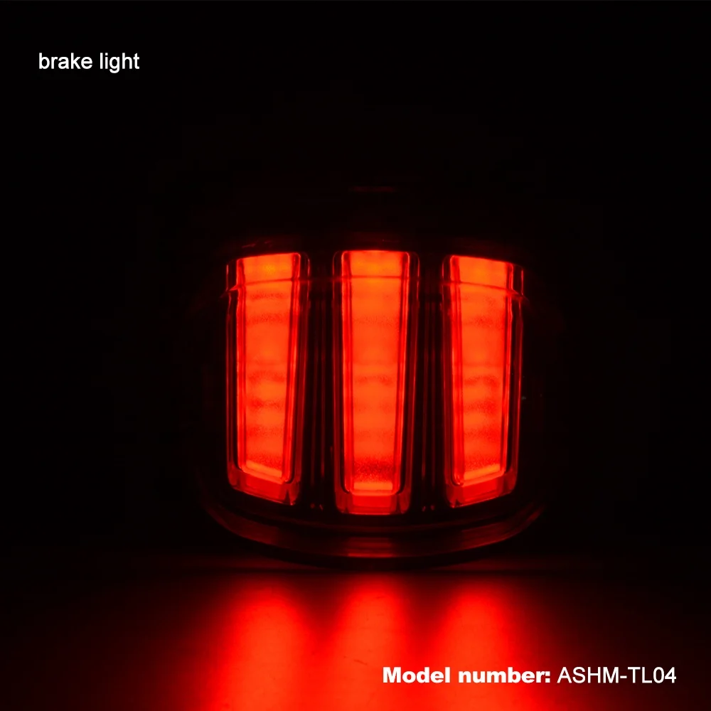 Задний стоп-сигнал поворота мотоцикла 12 В черный и красный