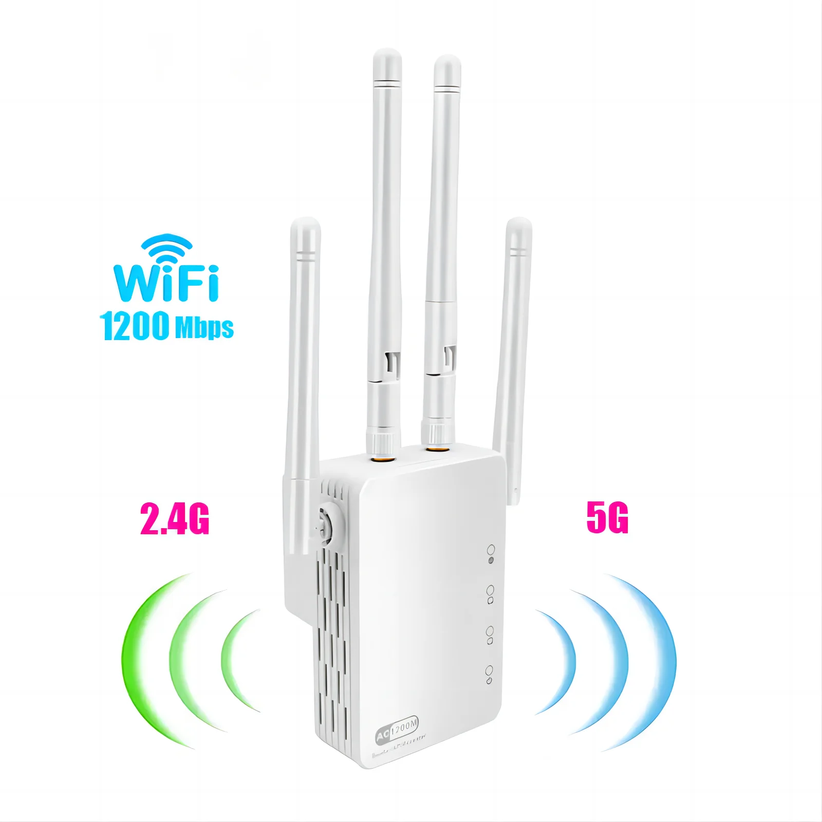 1200Mbps WiFi Repeater Dual band Wifi Signal Extender Booster 4 antennas Wifi AC1200 Wireless Range Extender