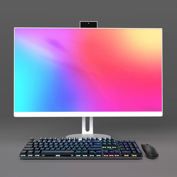 2022 New product Desktop Computer IPS screen Fashional appearance CPU I3 I5 I7 All in One Computer for Gaming