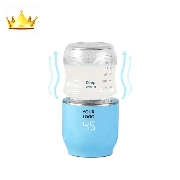 Baby Products Trending Kids Portable Heating Milk Powder Dispenser 2 In 1 Easy Feeding Baby Bottle Warmer