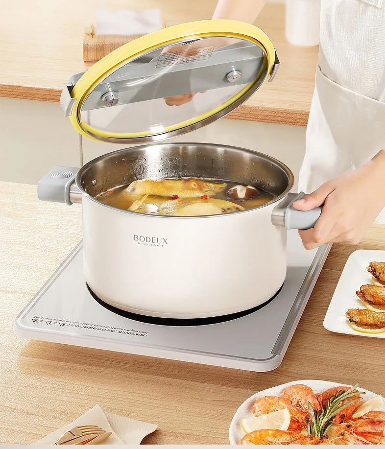 stainless steel micro-pressure digester constant pressure exhaust valve factory wholesale safety high induction gas dual