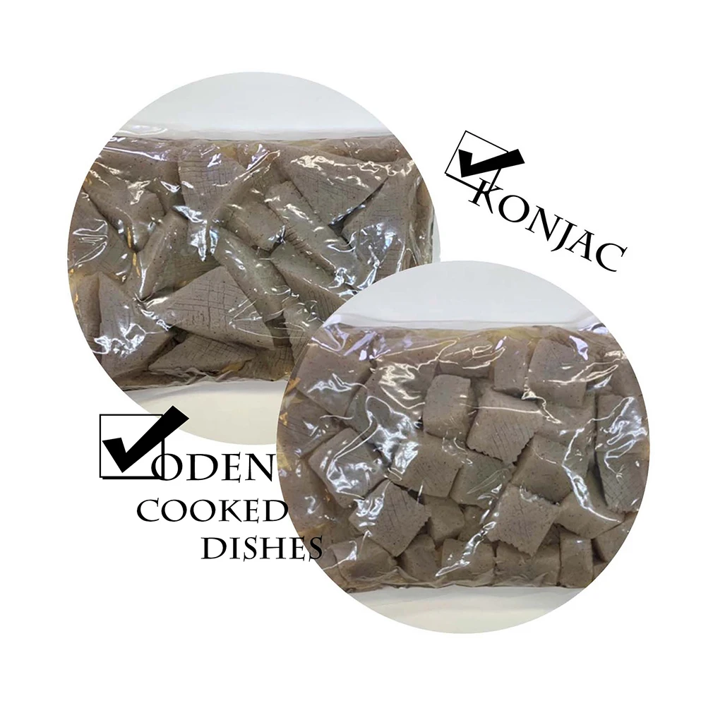 low calorie high fiber fresh oden cooked dishes noodles snack konjac vegan food