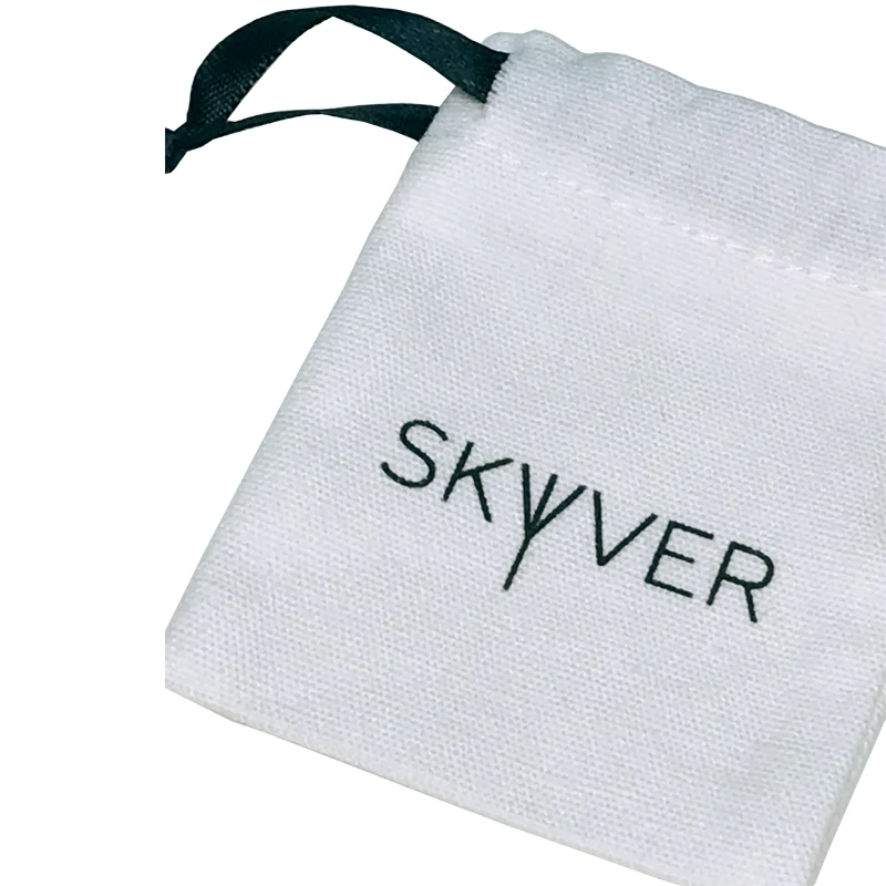 100% хлопковый материал оптовая продажа небольшая Хлопковая Сумка печать логотипа мягкие ювелирные изделия хлопковые сумки для упаковки