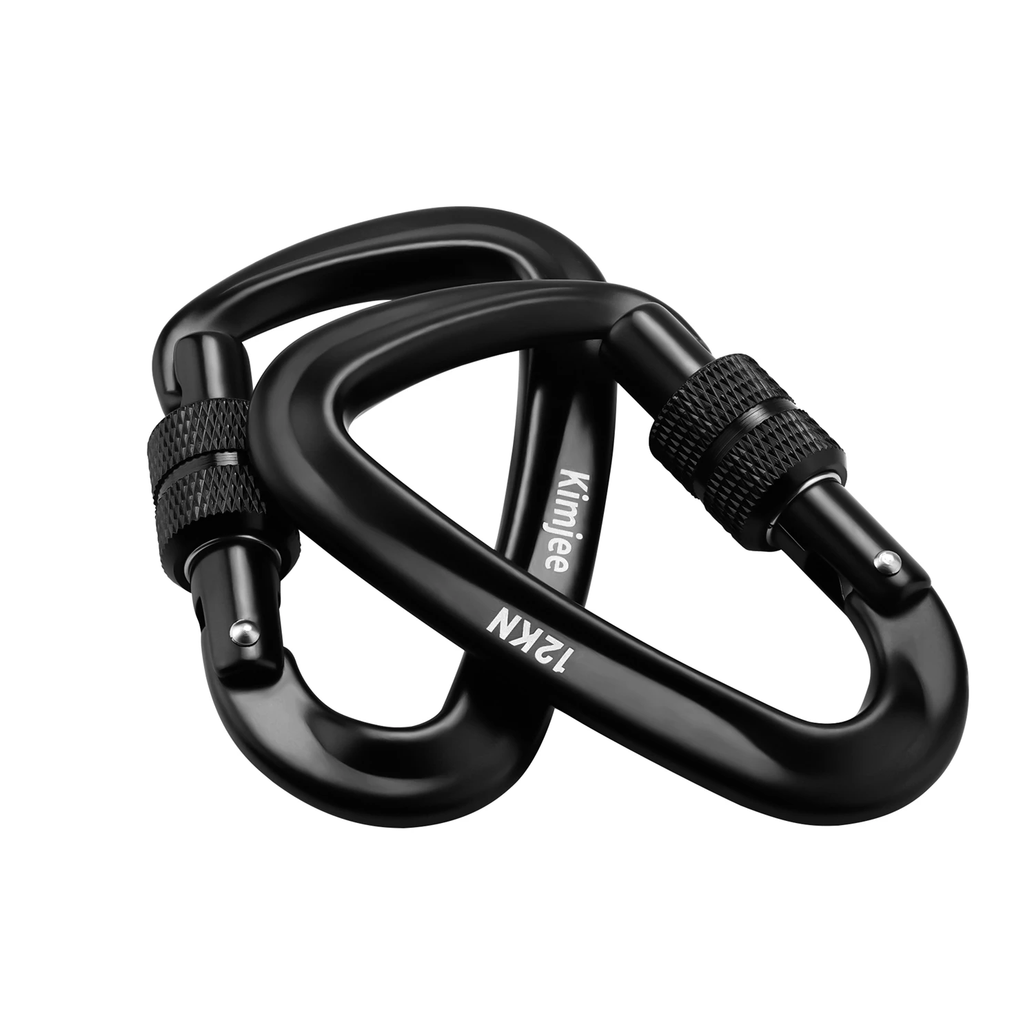 Heavy Duty Aluminium Carabiners 12kn Screwgate Locking Carabiner For Climbing,Outdoor ,Camping, Backpacking or Hiking