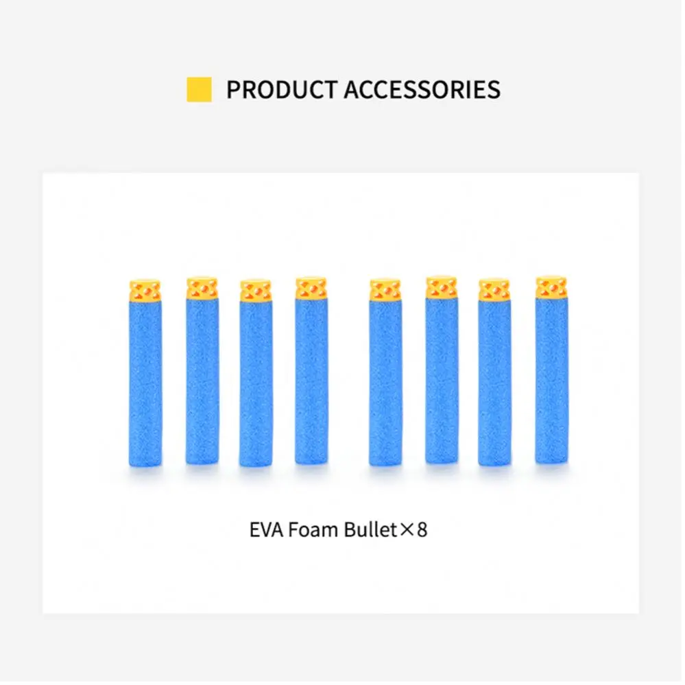 Promotion outdoor gun toy plastic bullets soft ball gun plastic Eva foam bullet space gun