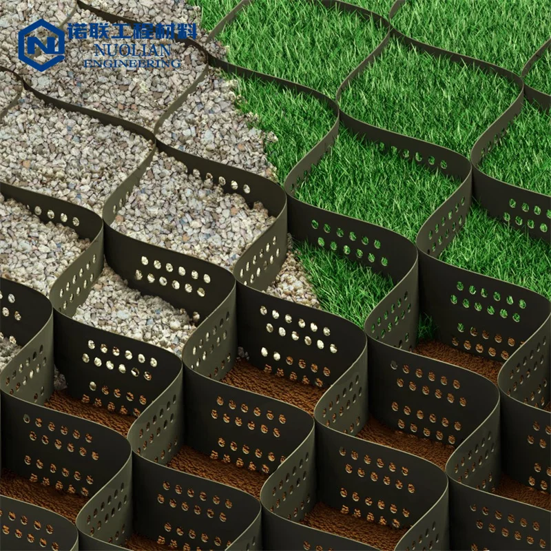 PP Honeycomb Plastic Geocell Gravel Grid 100-450MM Outdoor Application HDPE Material with 3D Model Design Capability