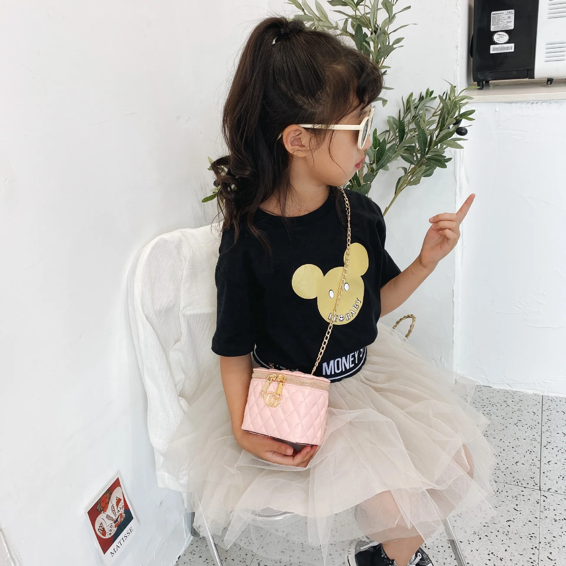 
Cute Baby Mini Coin Purse Little Girls Small Zero Wallet Pouch Bowknot Toddler Crossbody Bags Kids Money Change Purses Gift 