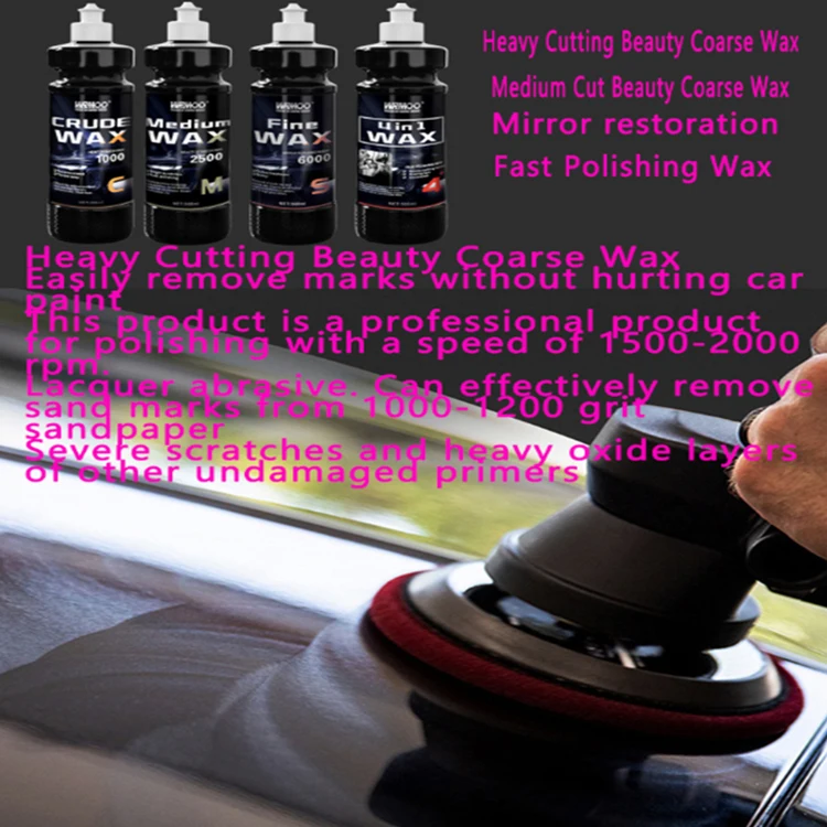 High Quality Wholesale Professional Car Care Product Car Coating Wax Medium Cutting Wax Polish Wax