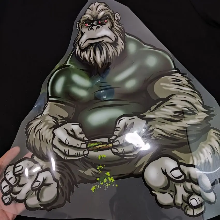 Wholesale Heat Transfer Sticker Screen Print Vinyl Film Custom Logo Ready To Press Heat Transfer Designs For T shirts