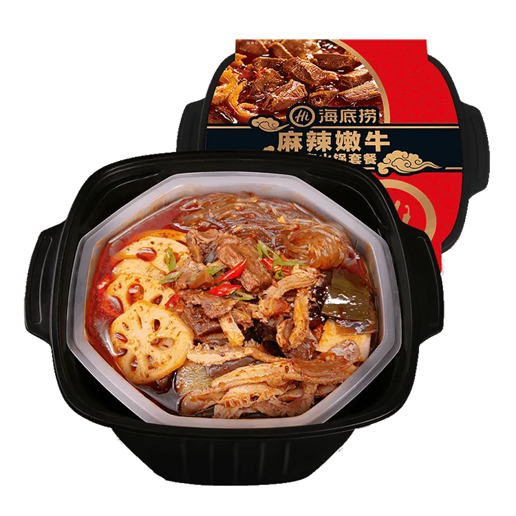 China Instant Food Crispy Beef Tripe Taset Small Self Heating Hot Pot