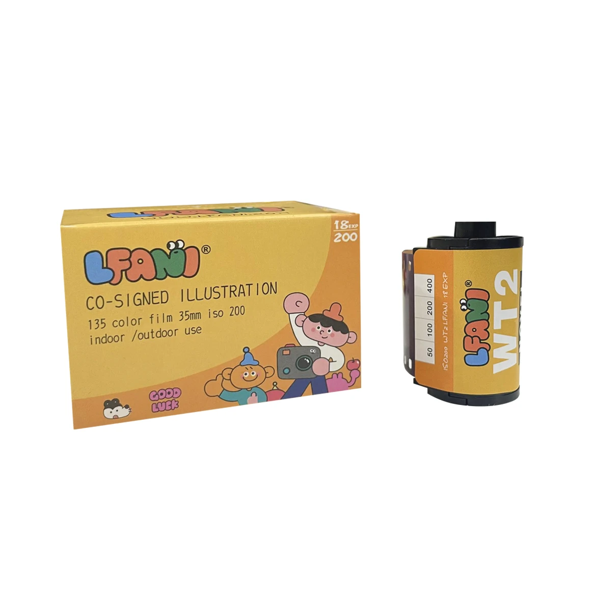 Customized 35mm Color Film Rolls Disposable Camera Negative Film 200 Iso 18Exp Process C-41ECN-2 Film For Kodak Camera