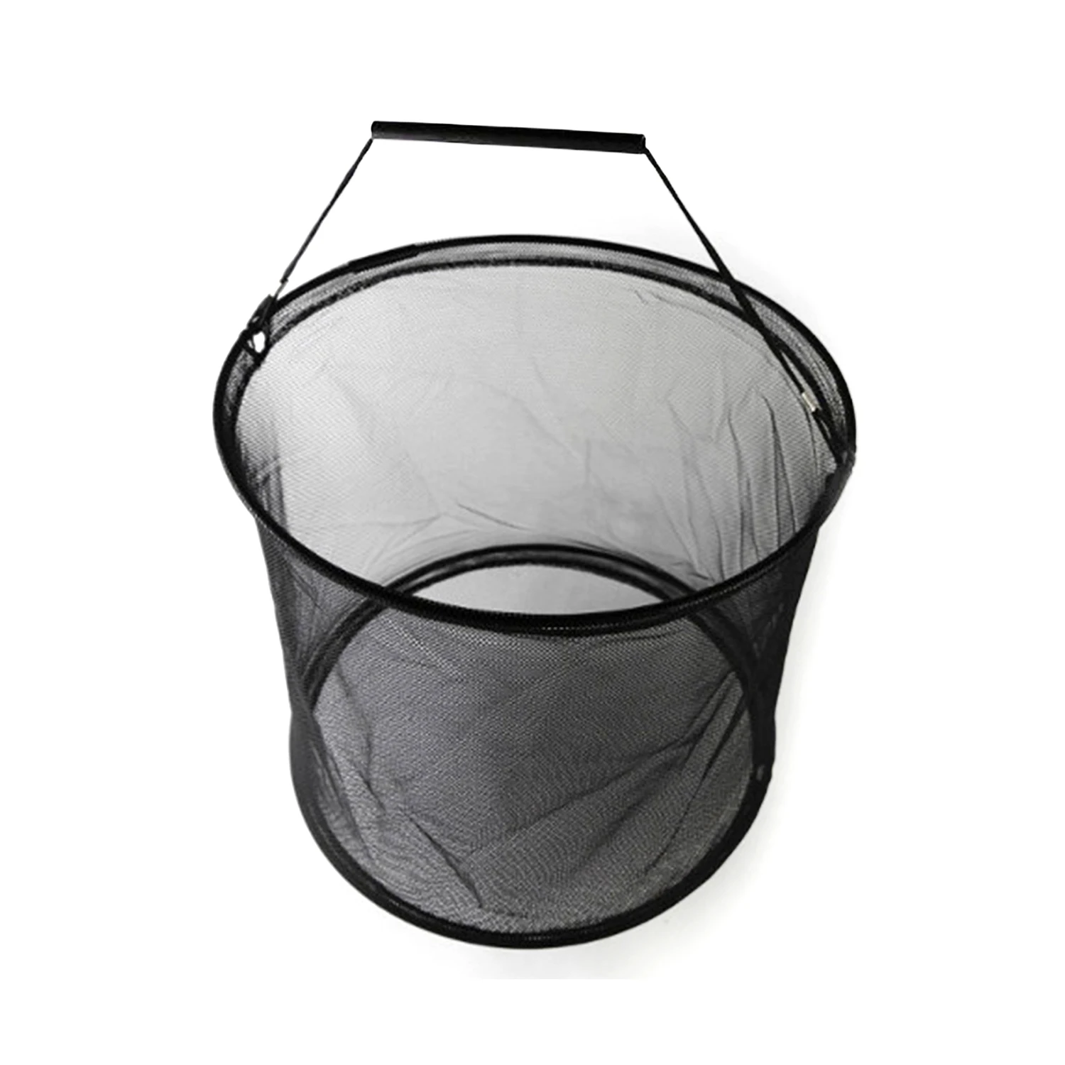 Carry Shopping Basket Round Net Basket Storage Rack,
