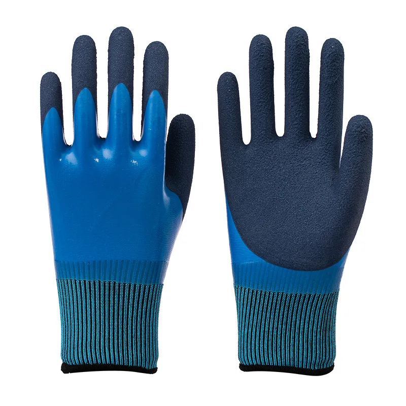 Wholesale Custom Logo Natural Latex Cut Resistant Insulated Waterproof Work Gloves