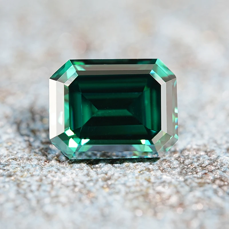 Wholesale Tennis Bracelet Hydrothermal Colombia Russian Zambian Natural Emerald Green Moissanite Stone