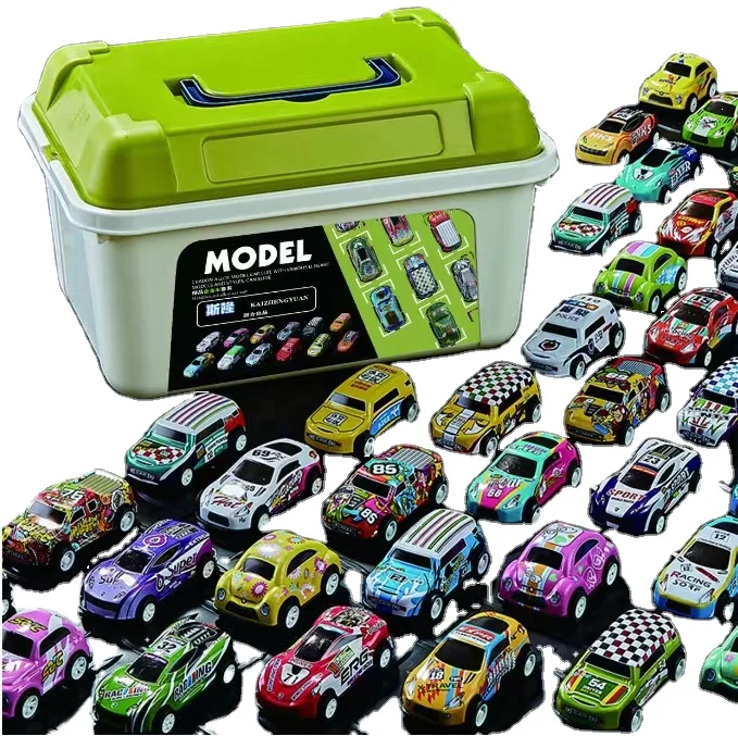 2024 simulation parking lot game alloy small car 6 cm toys kids children 5/6/7/8 years old