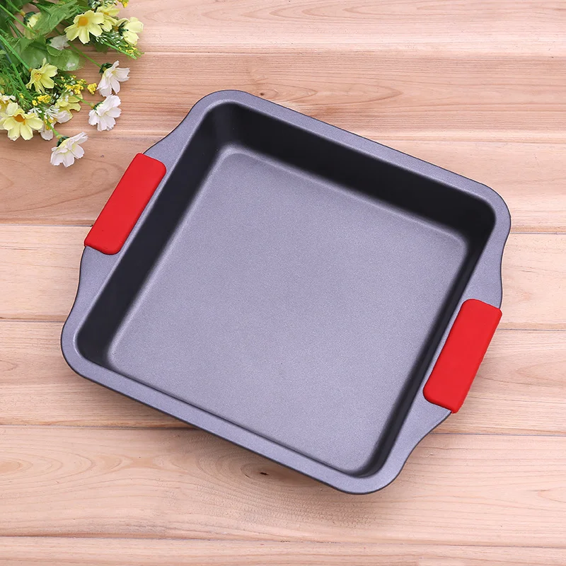 Противень для выпечки, противень для торта, печенья, противень для выпечки с силиконовыми ручками