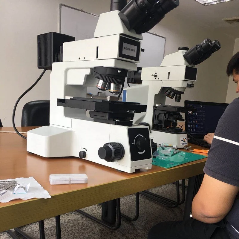 Bright field darkfield polarizing Optical Metallurgical Microscope with digital camera and measurement software