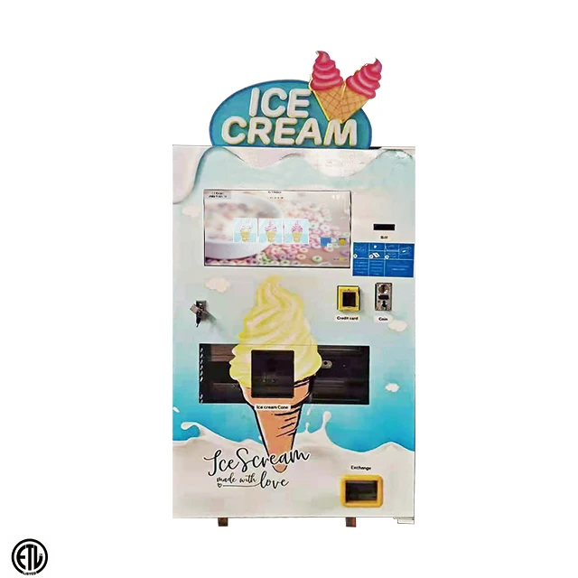 Supplier Italy Gelato Vending Machine HM736 ice cream vending machine full-automatic self-service HM736S