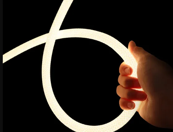 Трубка Водонепроницаемая IP65 круглая светодиодная неоновая гибкая лента Кремниевая 15 мм 22 диаметр 80 пикселей Ic1903 подсветка домашние инструменты