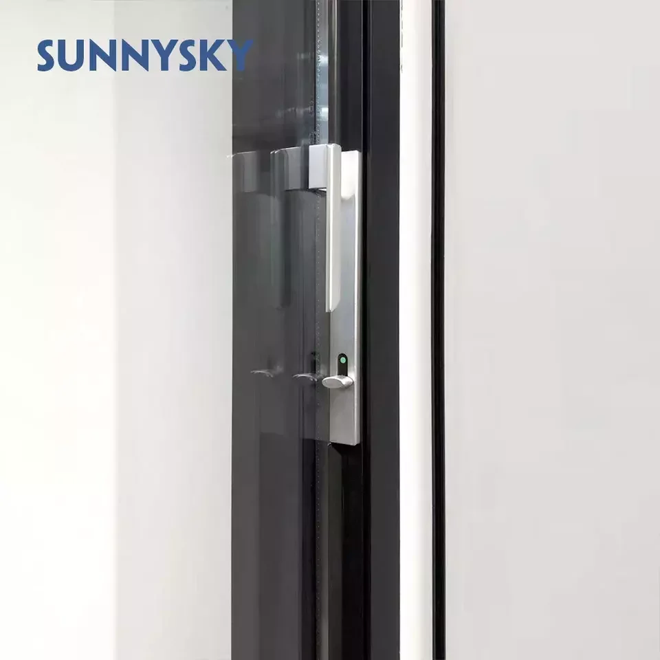Sunnysky Australian Standard Transparent Panoramic View Three Panel Sliding Door
