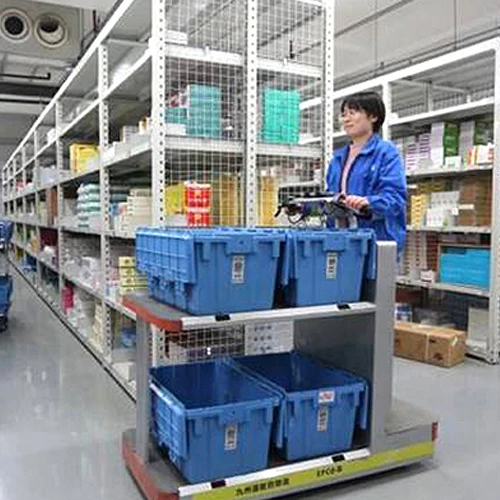 Heavy duty transport 600*400*365mm nestable storage crate plastic moving boxes containers