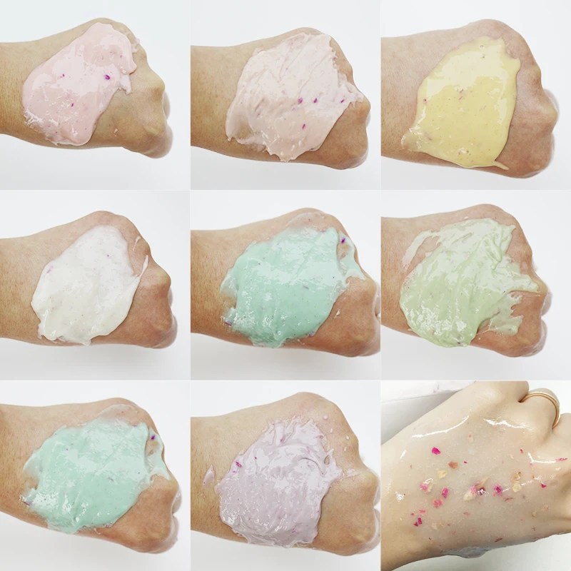 Spa Rubber Rose Lightening Mask Hyaluronic Acid Vitami C Hydro Collagen Crystal Face Masking Jelly Mask Powder