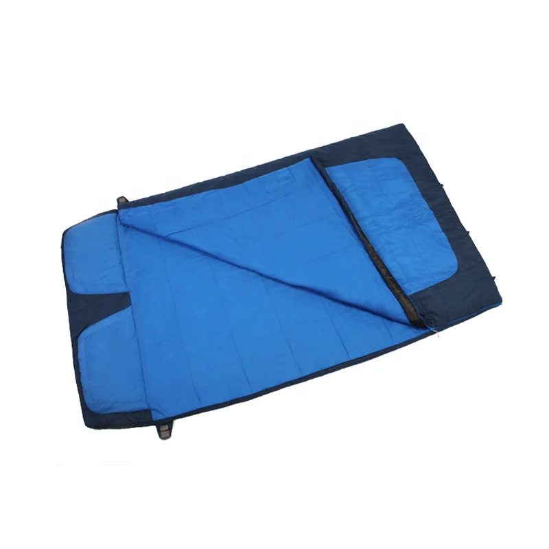 Three Season Hike Blue Wild Survival Camping Lunch Adults Double Sleeping Bag
