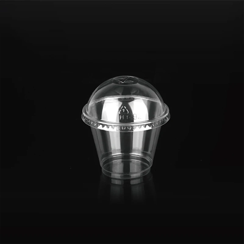 Disposable plastic pp ice cream cup packaging cup yogurt cup with lid