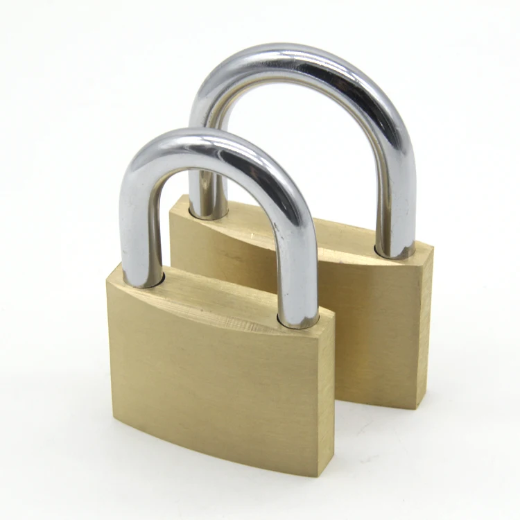 Alle size  Brass Padlock 20-70mm good quality anti cut high security brass pad lock waterproof padlock