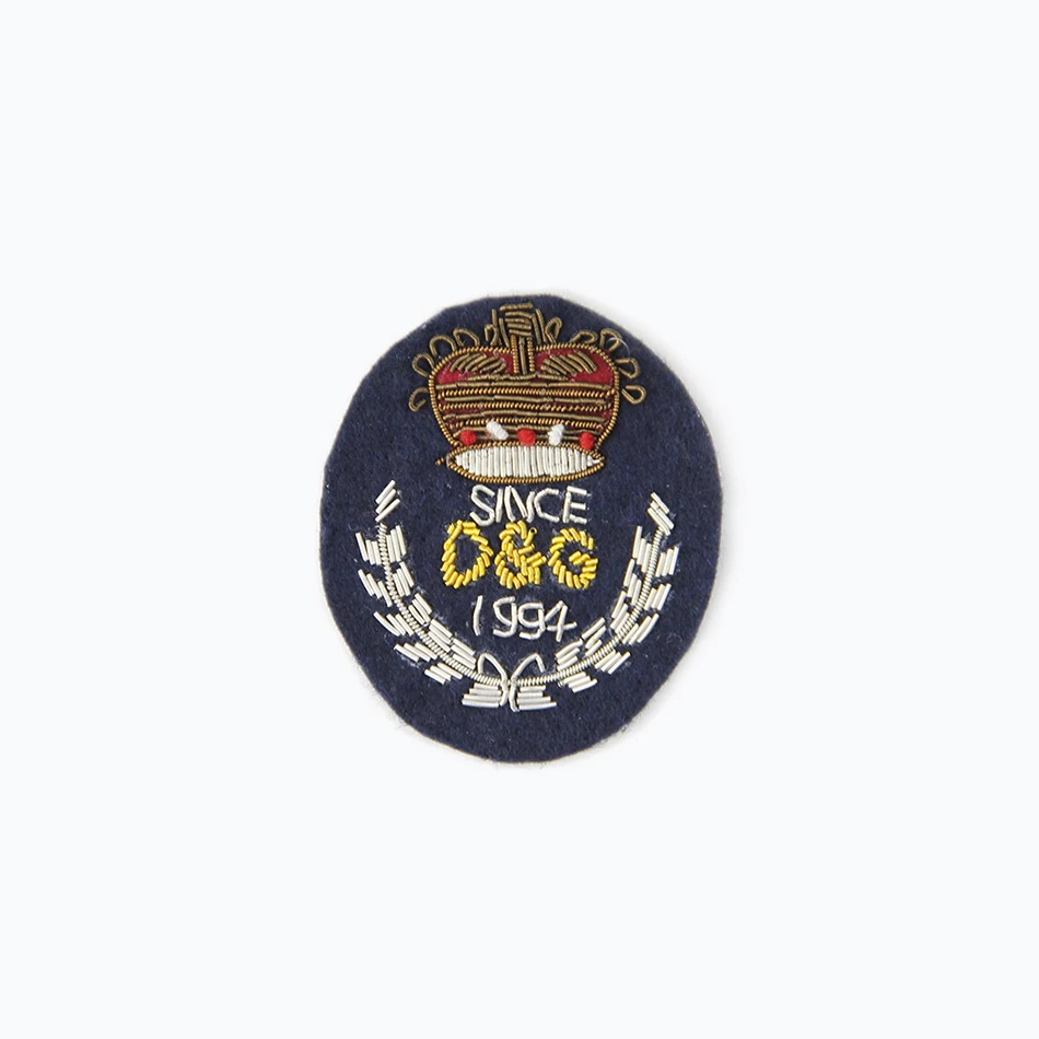  OEM и ODM приветствуются нашивки с аппликацией ручная вышивка Золотая проволока