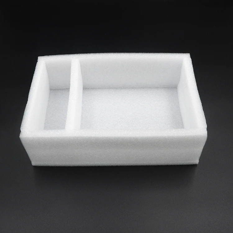 White Package Foam Cardboard Box With Insert EPE Sponge Insert Mug Box Shock Absorption Protection Buffer Material