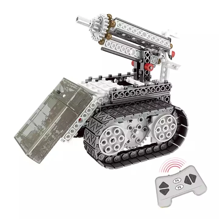 2022 Hot selling 4 in 1 plastic RC 254pcs electronic Space exploration toys building  blocks diy kit