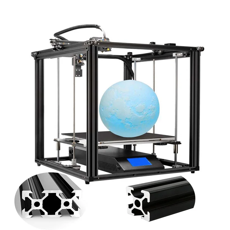 6061 6063 2020 3030 T slot aluminium profile L angle bracket machined parts 3d printer metal aluminum industrial part factory