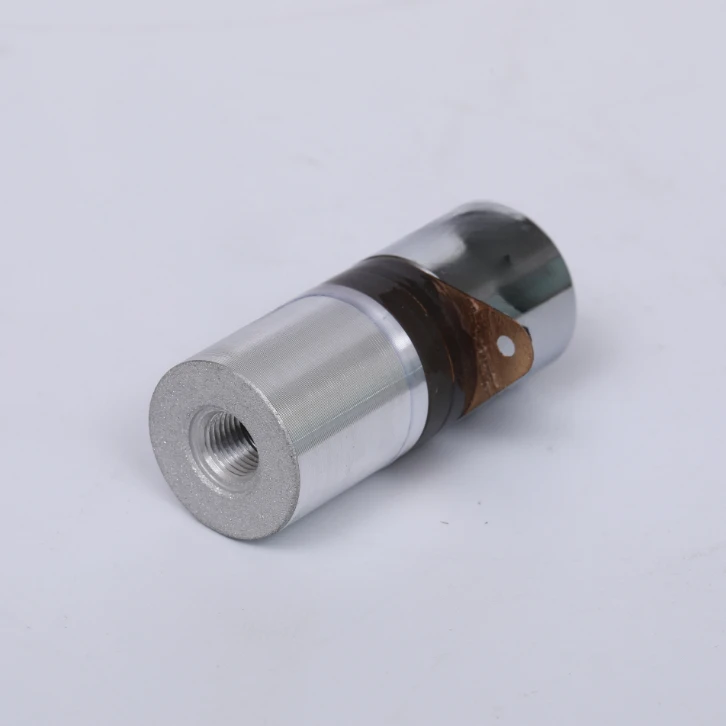 Professional Supply dual screen piezoelectric transducer 40K/200K high frequency ultrasonic transducer