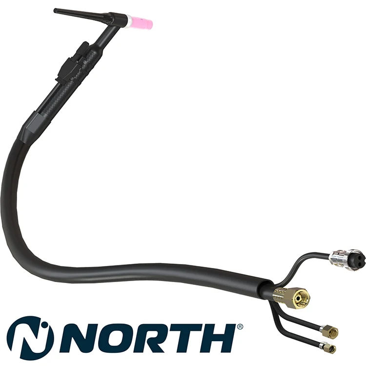 NORTH KT18TIG факел с водяным охлаждением Tig Вольфрамовая аргоновая дуга 300a Wp18 Сварочная горелка