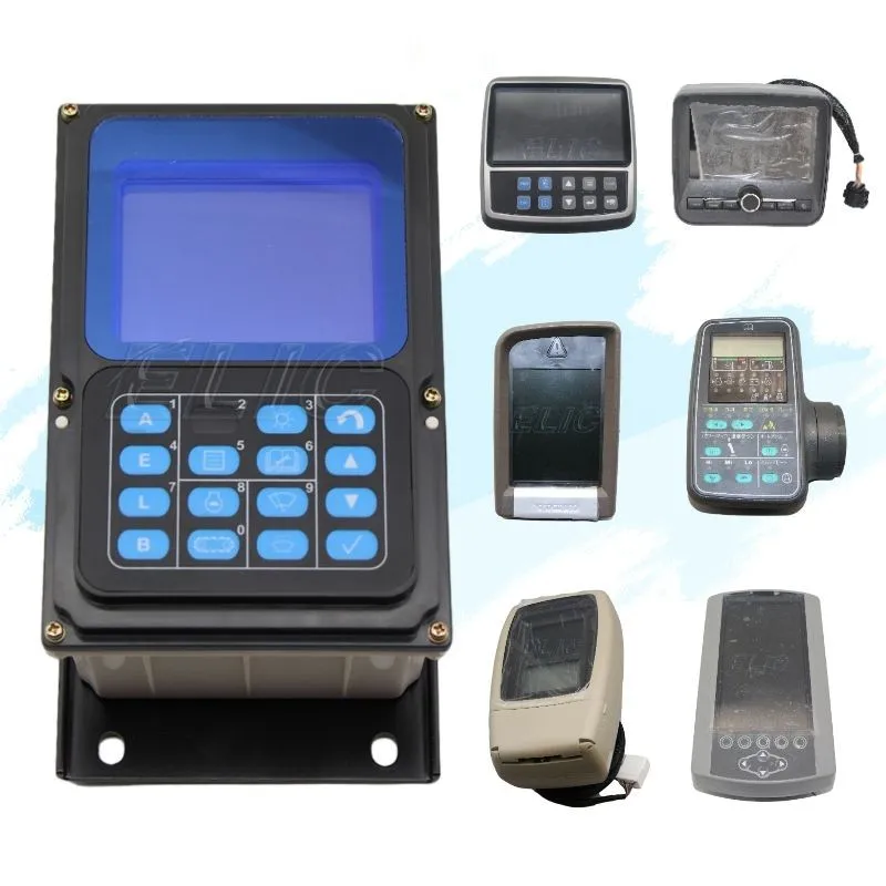 Excavator display screen E320d 14390065 computer lcd monitor for Hyundai Volvo Hitachi Kobelco  Komatsu Doosan