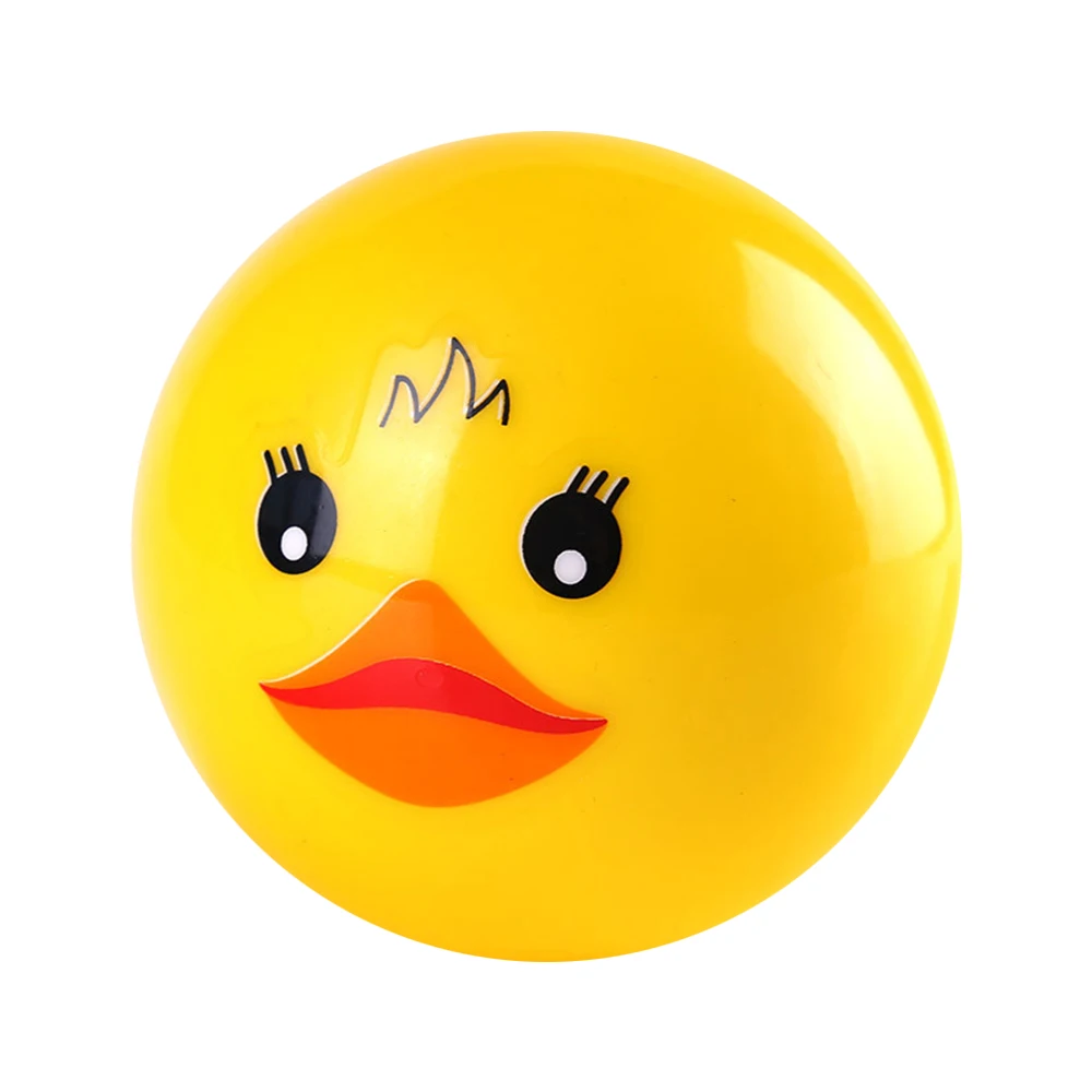 
Koryen 3 Inch Inflatable Duck Smile Face Yellow Color PVC Balls 