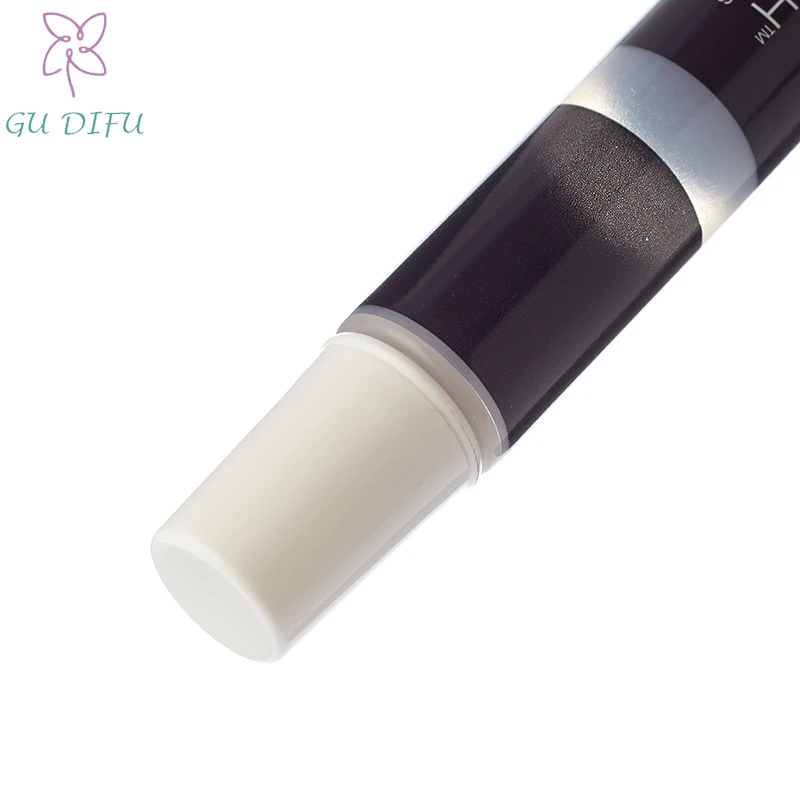 White Black Custom Printed Cosmetic Tube Extrudable Aluminum Plastic Tube Eye Cream Massage Tube Packaging With Tip