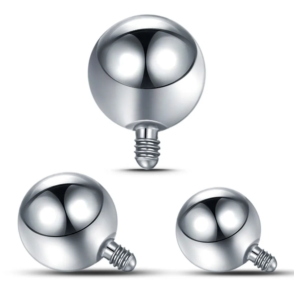 Titanium Body Piercing Jewelry Replacement External Thread Balls & spikes | Durable Piercing Accessories