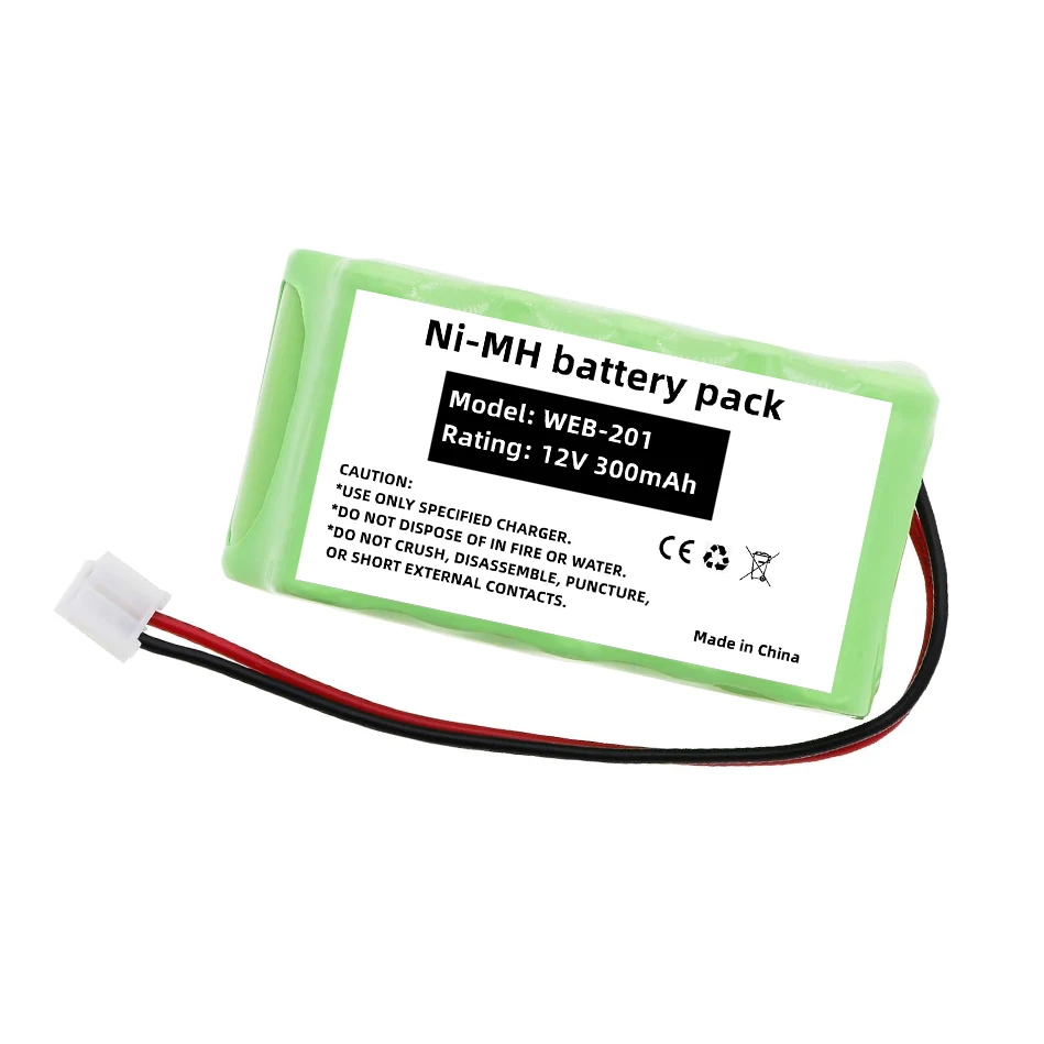 Revolbat New Brand Replacement 12V 300mAh OEM Replacement Ni-MH Battery For PLC ASIC600 CP-201 NPB-BATT WEB-201 ASIC300