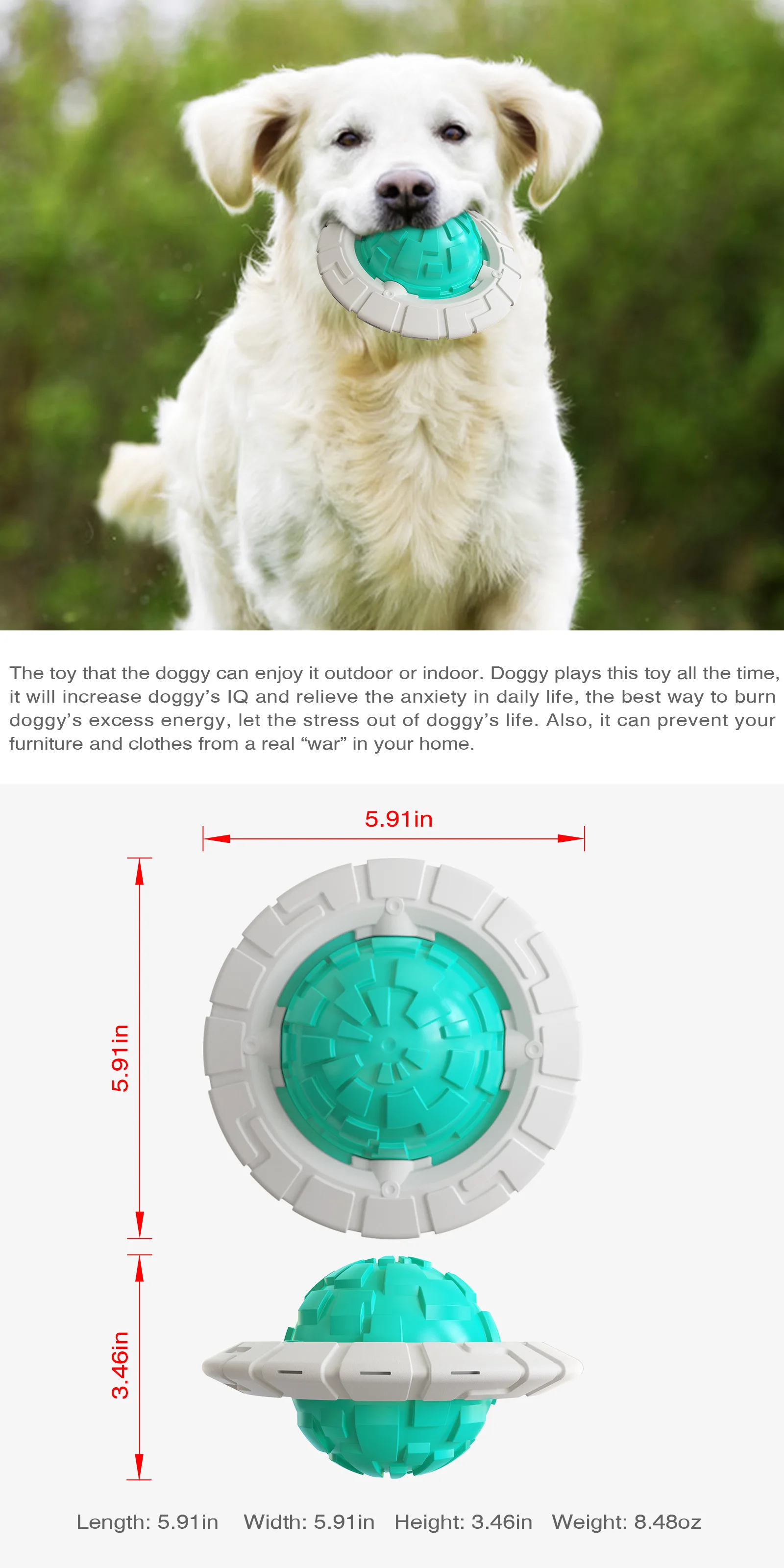 New design UFO interactive training rubber flying disk play toy squeaky pet dog chew toys with sound