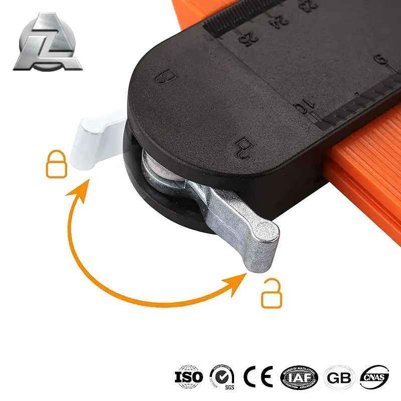 Аппаратные инструменты 5 6 10 дюймов контурный манометр Дубликатор с замком для отслеживания и передачи линий резки